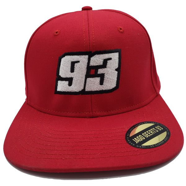 JG93 Cap Snapback #93 Red